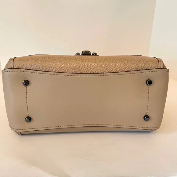 Coach Drifter Carryall Tote Leather Suede in Stone Gray 38389 - Picture 10 of 15